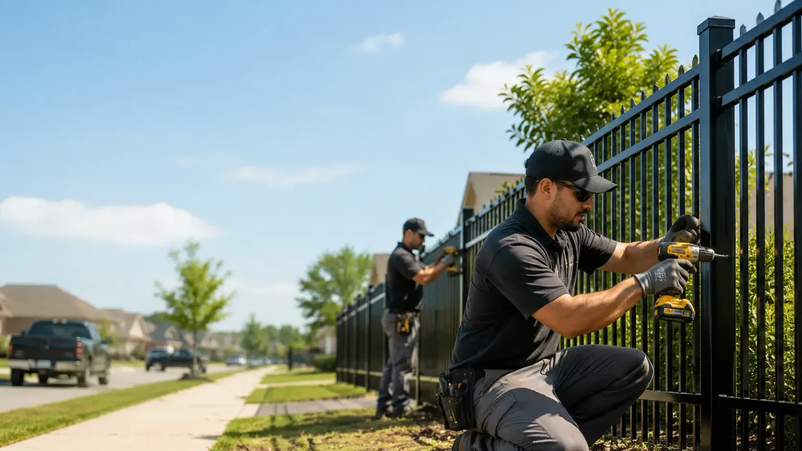 Metal Fence Installation in Union City, OK